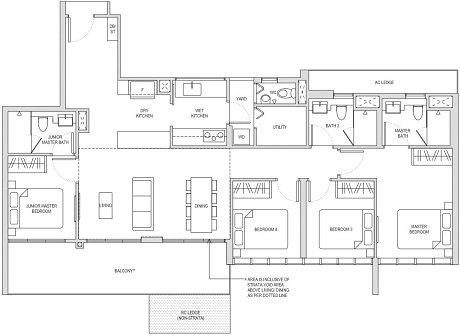 Affinity at Serangoon Singapore Condominium Floor Plan