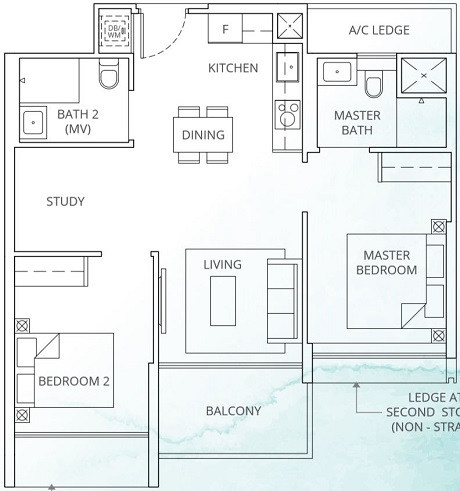 Casa Al Mare Floor Plan