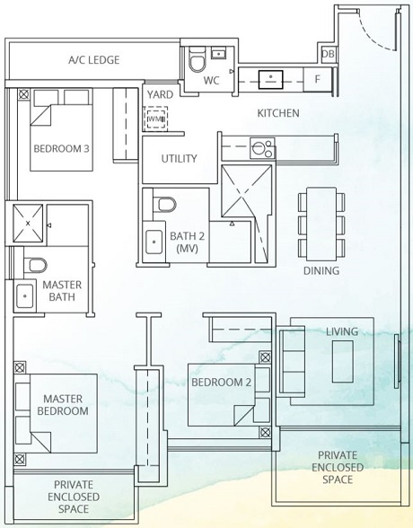 Casa Al Mare Floor Plan