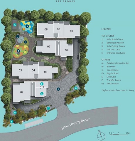 Casa Al Mare Site Plan