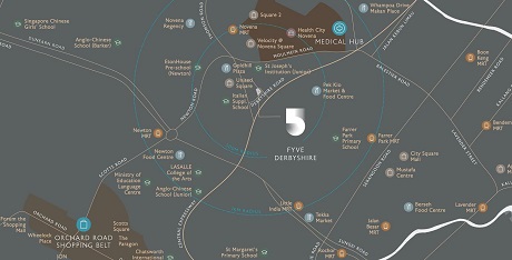 Fyve Derbyshire Location