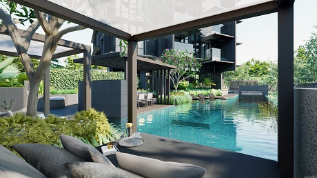 FYVE DERBYSHIRE Pool Cabana