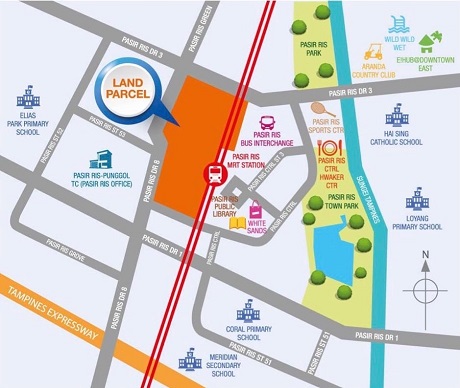 HDB location map Pasir Ris 8