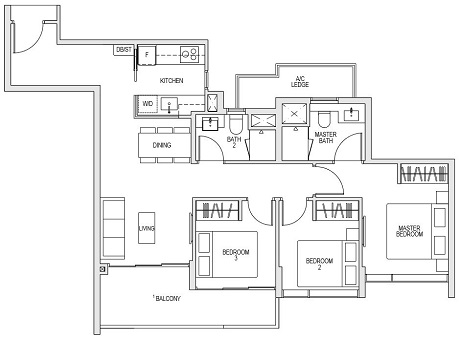 Kent Ridge Hill Residences Floor Plan