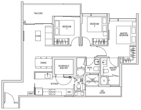 Kent Ridge Hill Residences Floor Plan