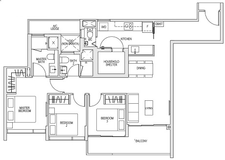 Kent Ridge Hill Residences Floor Plan