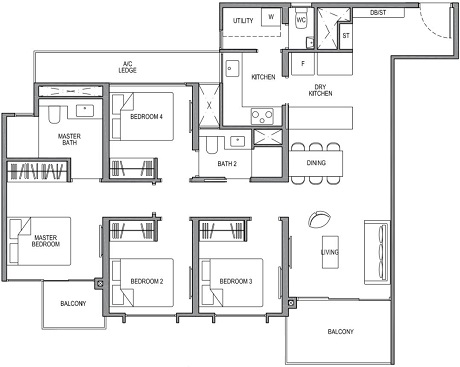 Park Colonial Floor Plan