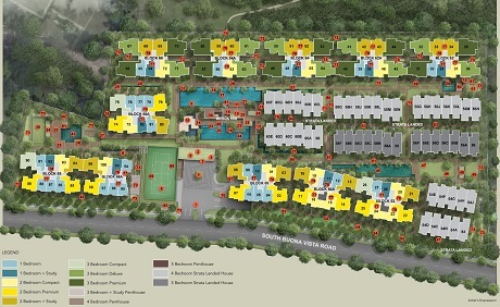 Kent Ridge Hill Residences Site Plan