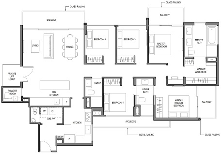Parc Komo 5 bdr 5L2 168sqm