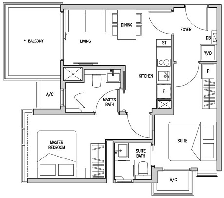 RV Altitude Floor Plan