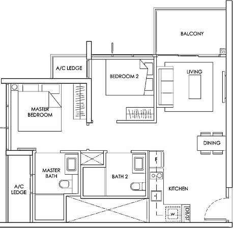 The Alps Residences Condominium Floor Plan