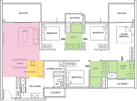 The Alps Residences Condominium Floor Plan