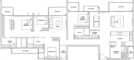 The Alps Residences Condominium Floor Plan