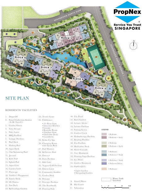 The Garden Residences Site Plan