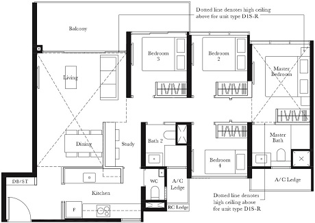 The Garden Residences Floor Plan Singapore Condominium