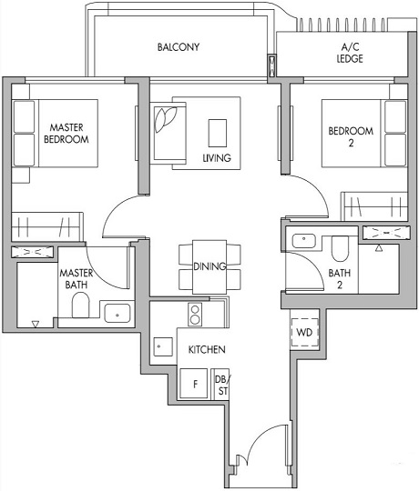 The Tre Ver Floor Plan
