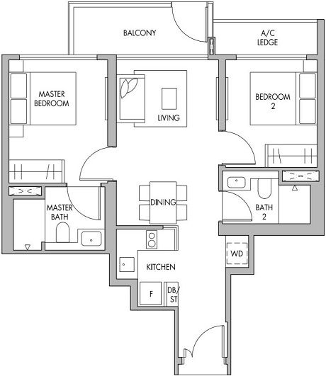 The Tre Ver Floor Plan