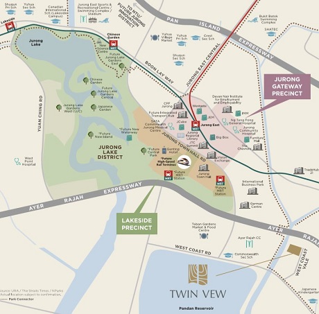 Twin VEW Location Map