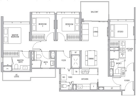 Whistler Grand 4 Bedroom Dual Key D2DK